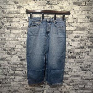 EUC MNG Jeans Denim Long Skirt Size XL